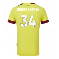 Burnley Jacob Bruun Larsen #34 Vieraspaita 2023-24 Lyhythihainen